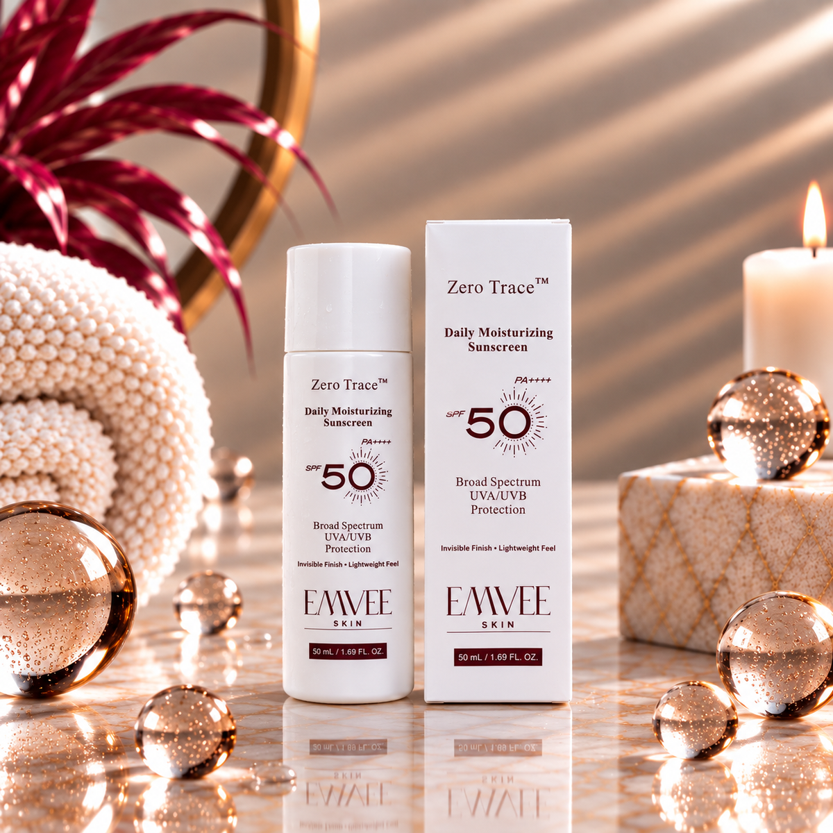 Zero Trace™ Daily Moisturizing Sunscreen SPF 50